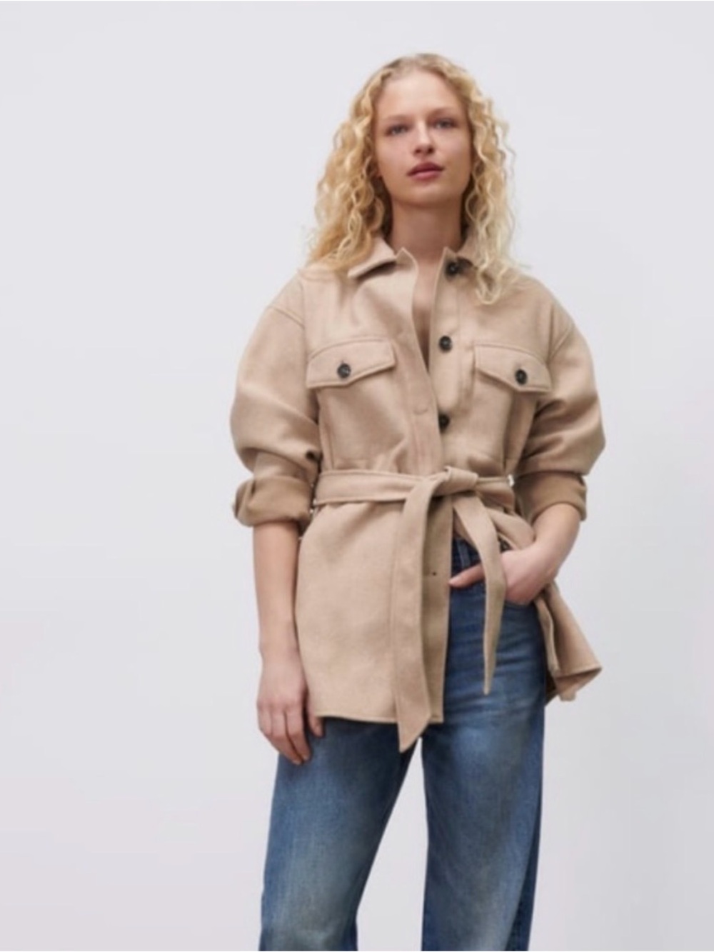 Zara Soft Belted Overshirt